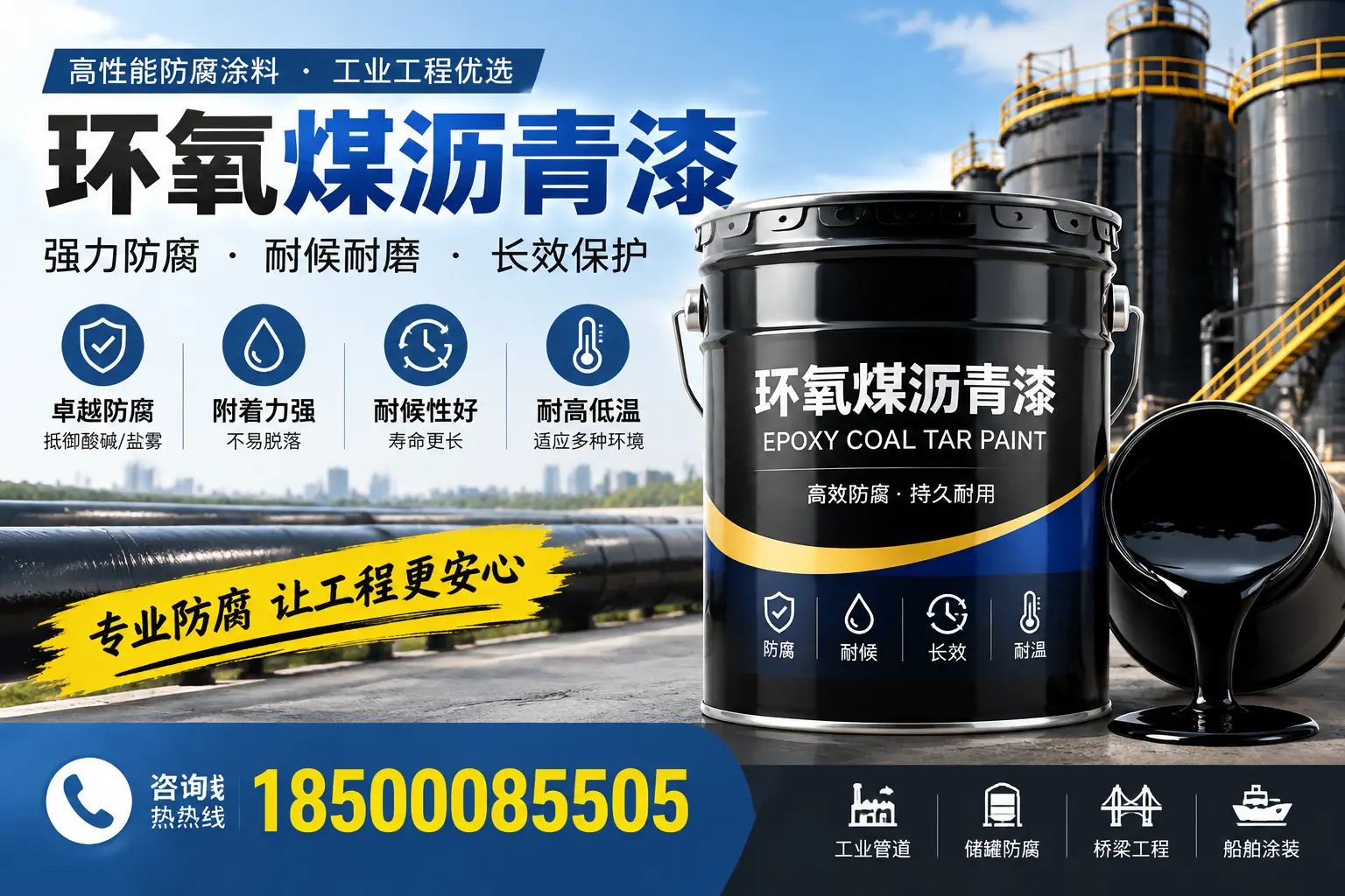 环氧煤沥青漆的施工方法与注意事项,确保在玉溪顺利完成